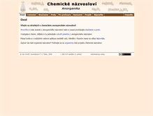 Tablet Screenshot of anorganika.gfxs.cz